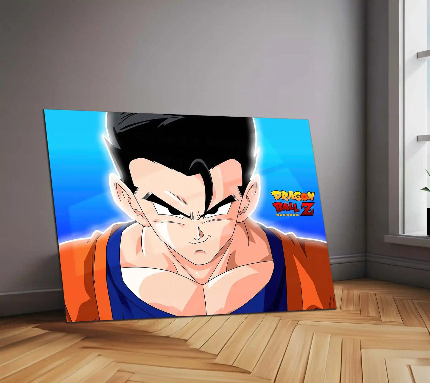 Dragon Ball Z Gohan Neon LED Metal Frame | Anime Warrior Power Poster | DBZ Icon Wall Art - TURTLEWINGS