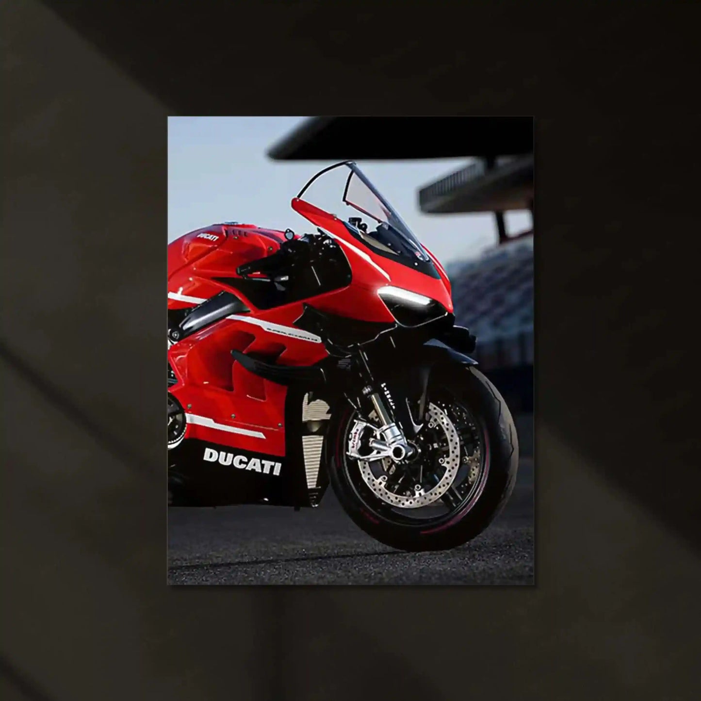LED | π Ducati Superleggera V4 Neon LED Metal Poster | Ultimate Superbike Wall Art - TURTLEWINGS
