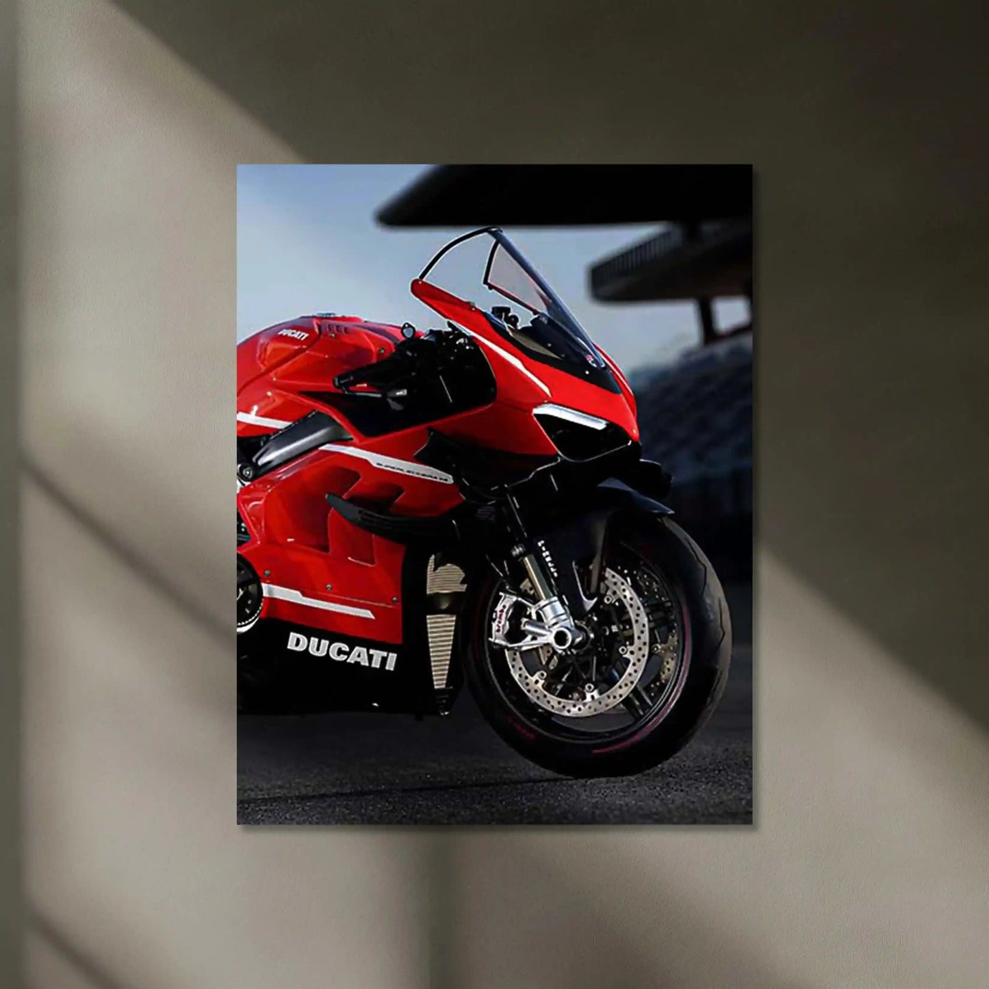 LED | π Ducati Superleggera V4 Neon LED Metal Poster | Ultimate Superbike Wall Art - TURTLEWINGS
