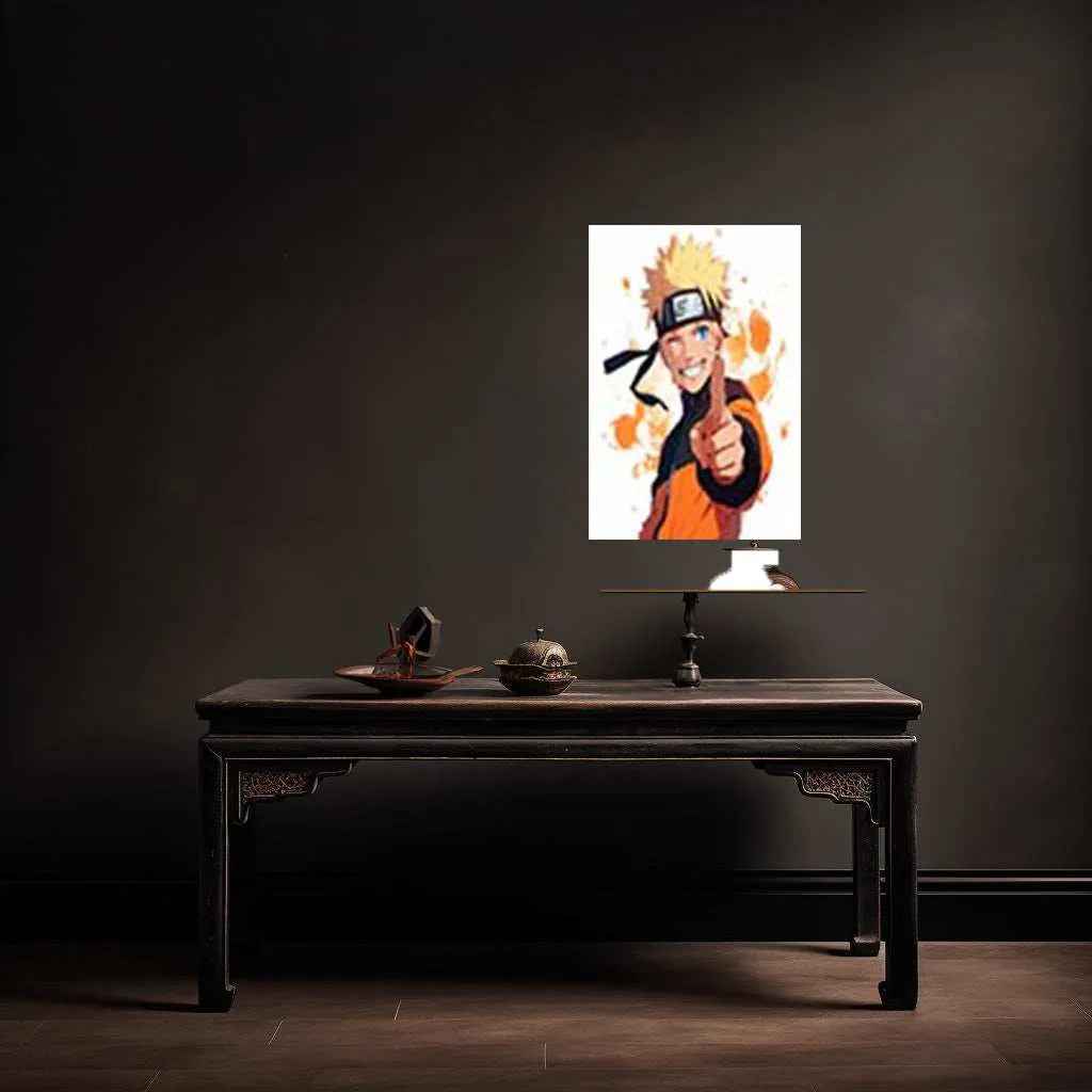 Naruto Metal Poster | Ninja Anime Wall Art | Hokage & Shinobi Tribute - TURTLEWINGS