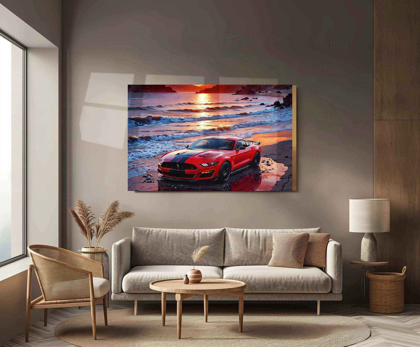 Ford Mustang Metal Poster - TURTLEWINGS