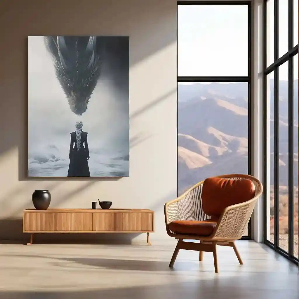 Movies Metal Poster | Game of Thrones Metal Poster | Epic Fantasy Wall Art for True Fans - TURTLEWINGS