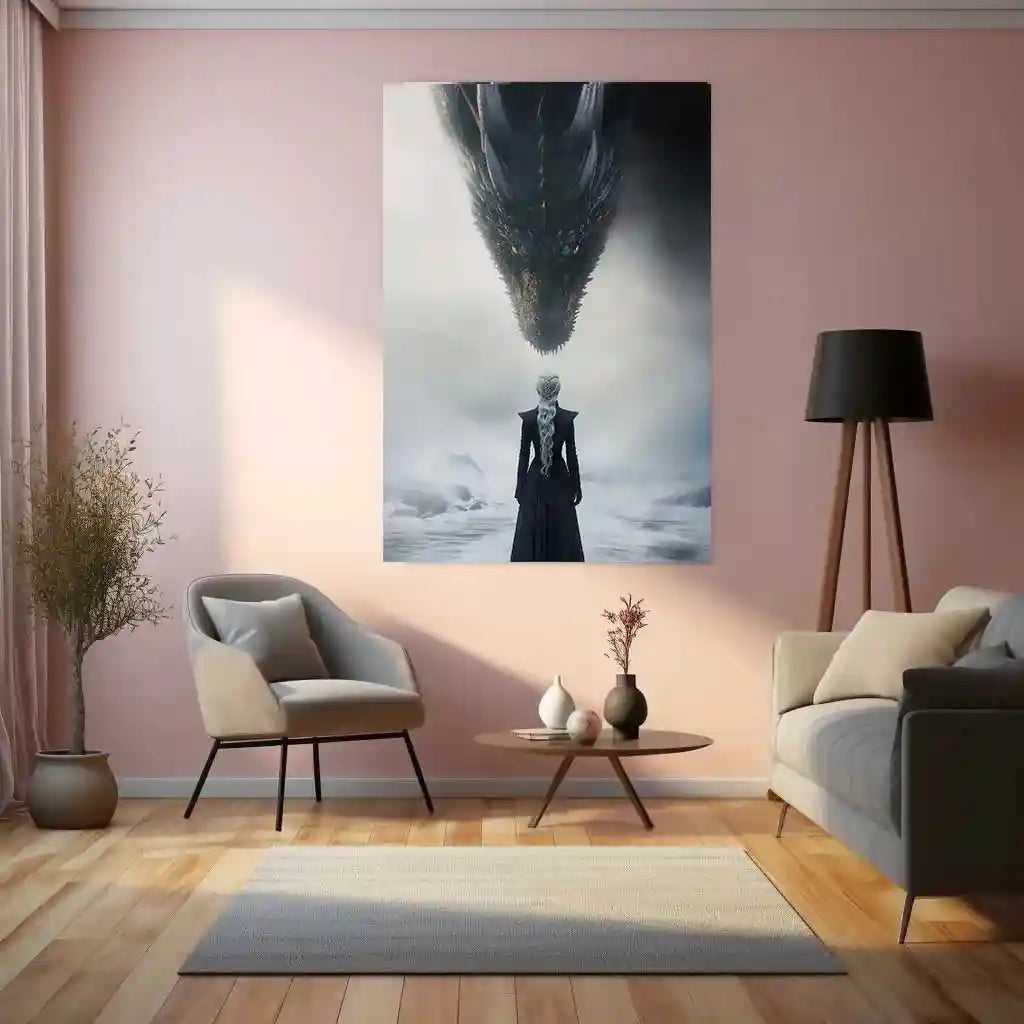 Movies Metal Poster | Game of Thrones Metal Poster | Epic Fantasy Wall Art for True Fans - TURTLEWINGS