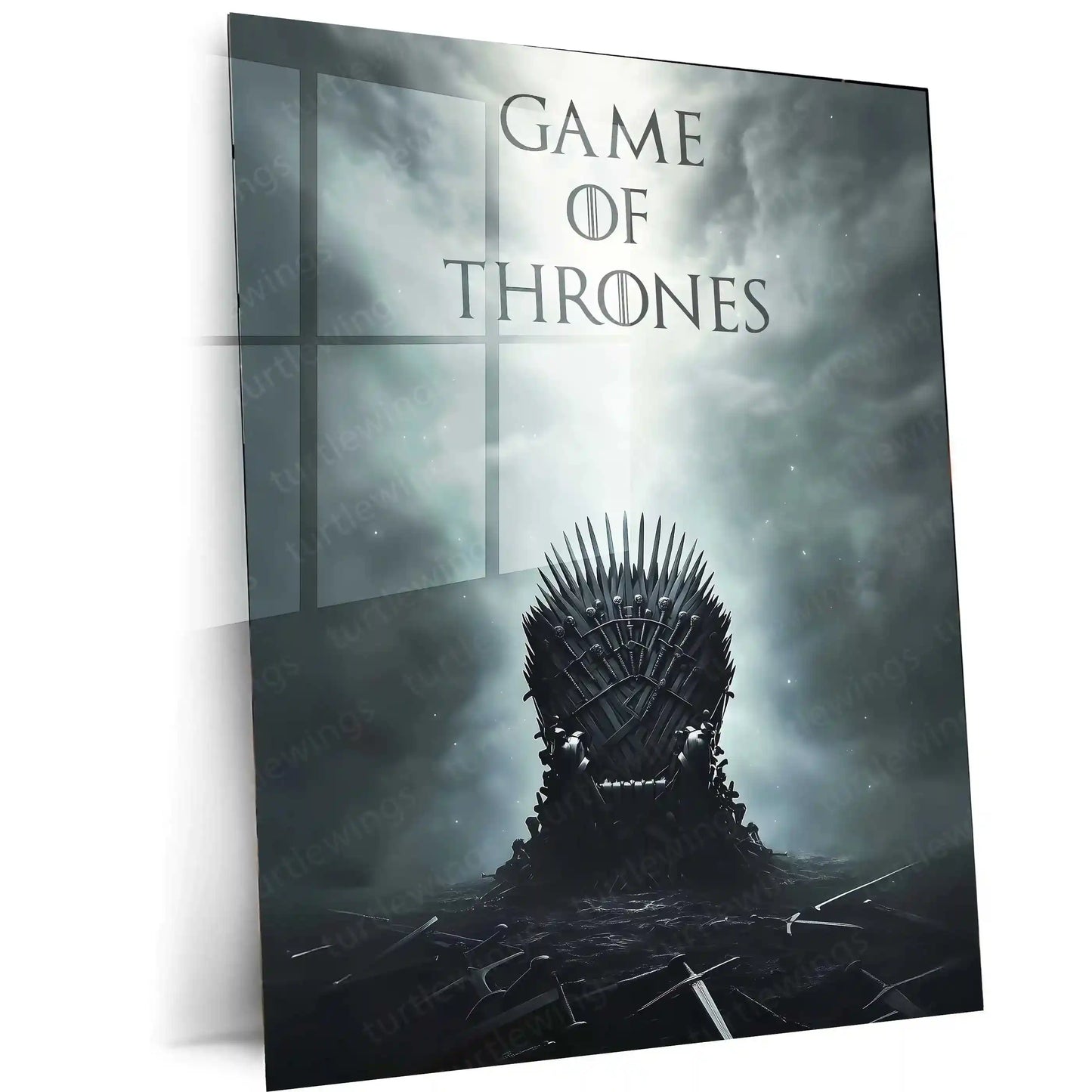 Movies Metal Poster | Game of Thrones Metal Poster | Epic Fantasy Wall Art for True Fans 04 - TURTLEWINGS