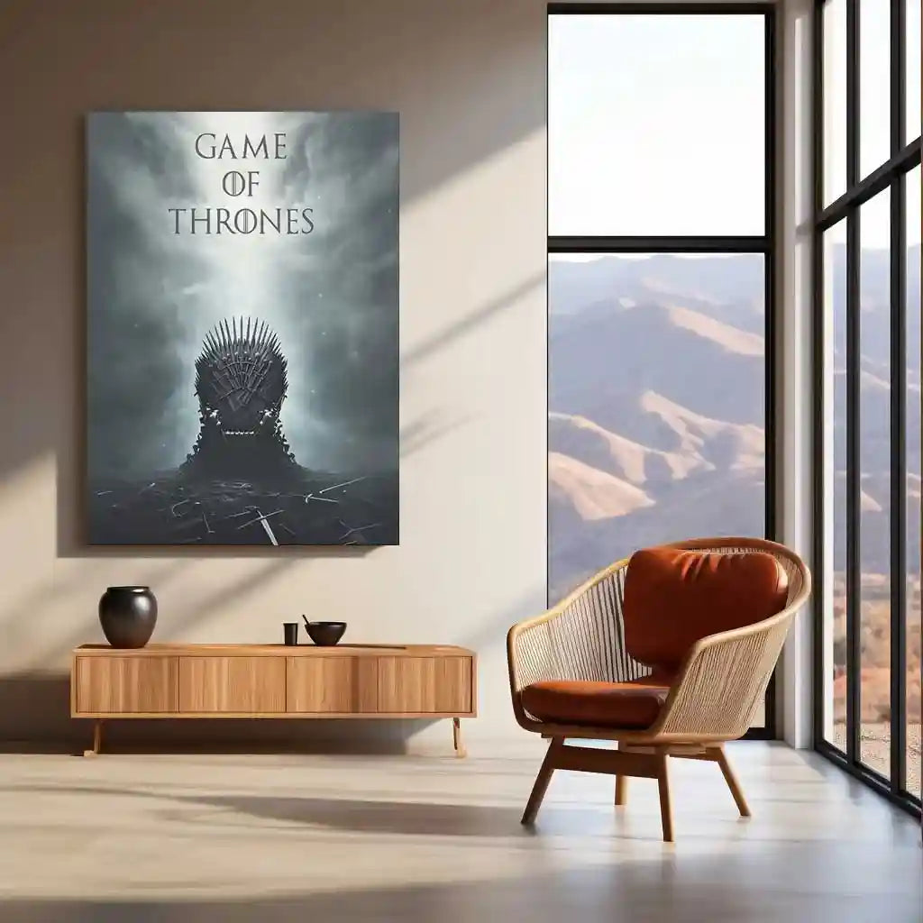 Movies Metal Poster | Game of Thrones Metal Poster | Epic Fantasy Wall Art for True Fans 04 - TURTLEWINGS