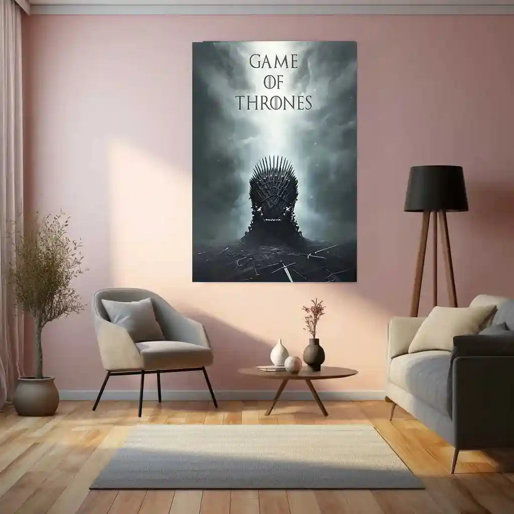 Movies Metal Poster | Game of Thrones Metal Poster | Epic Fantasy Wall Art for True Fans 04 - TURTLEWINGS