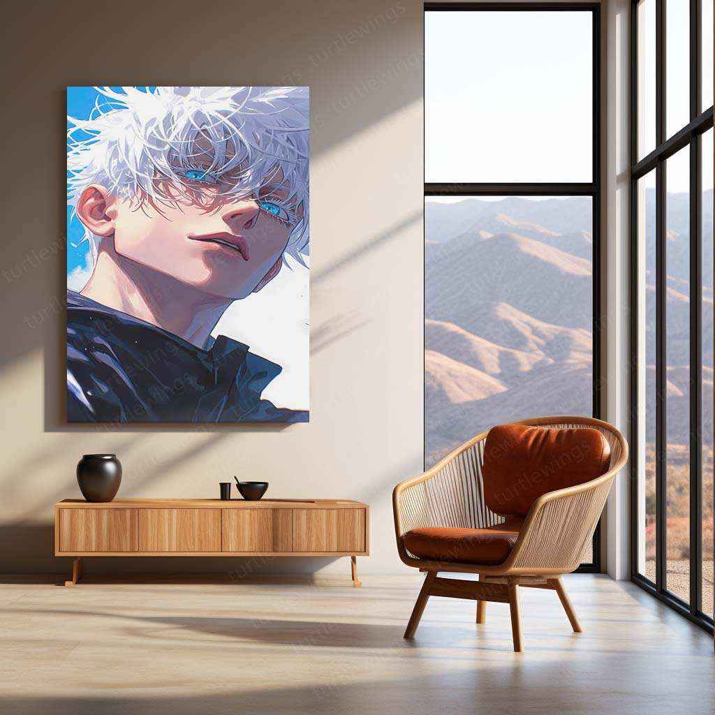 Satoru Gojo Metal Poster – The Strongest Jujutsu Sorcerer 4 - TURTLEWINGS