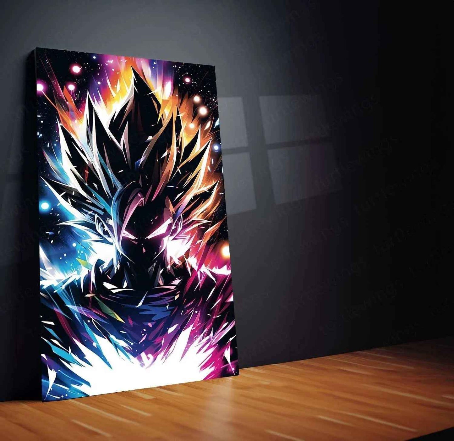 Goku Metal Poster – Iconic dbz Art | Powerful Super Saiyan Wall Decor 5 - TURTLEWINGS