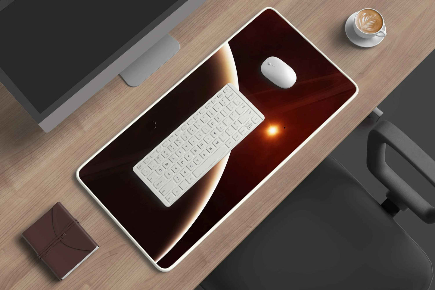 Space asthetic deskmat - TURTLEWINGS