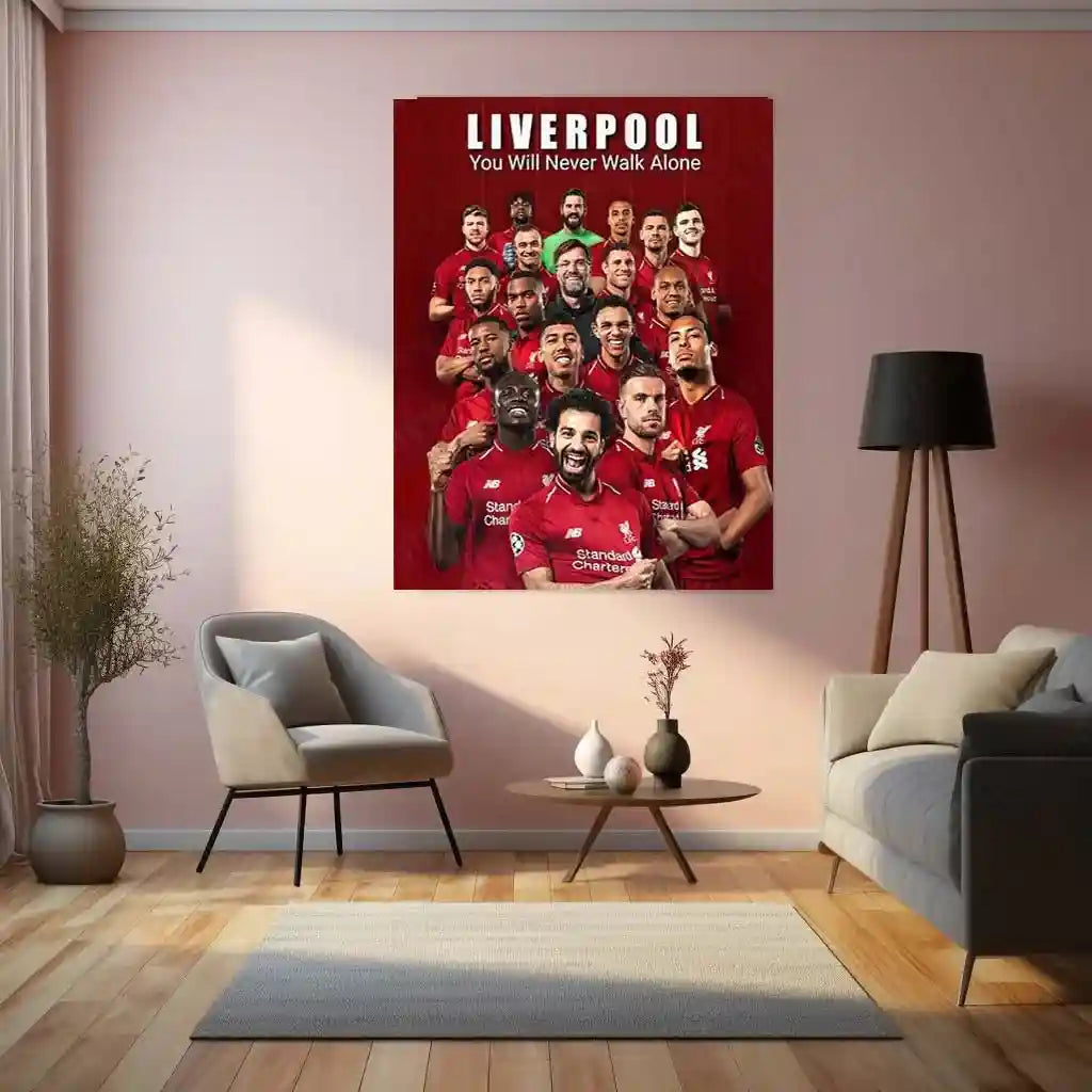 Sports | Liverpool FC Metal Poster – Iconic Football Wall Art - TURTLEWINGS