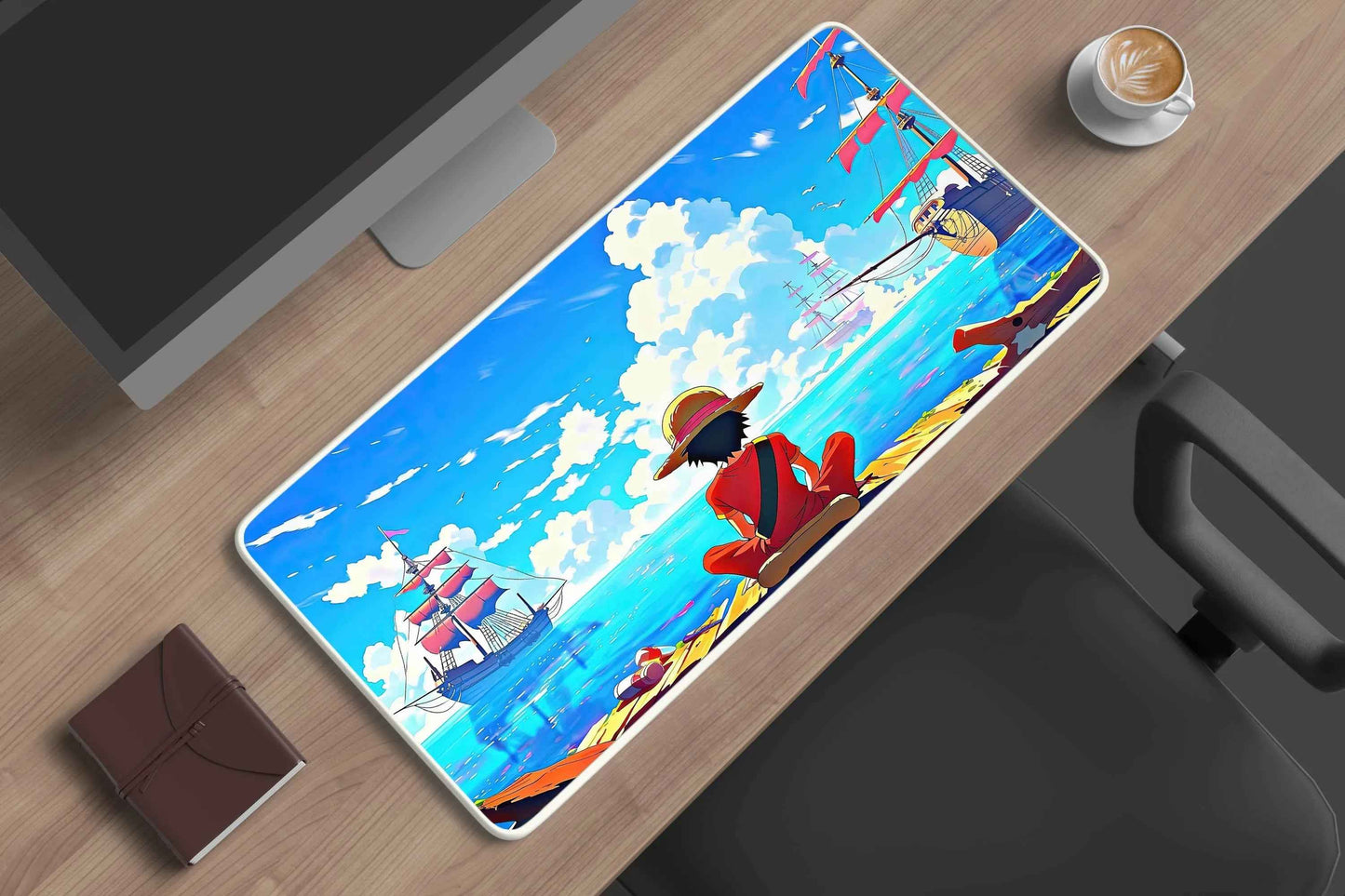 luffy one piece anime deskmat - TURTLEWINGS