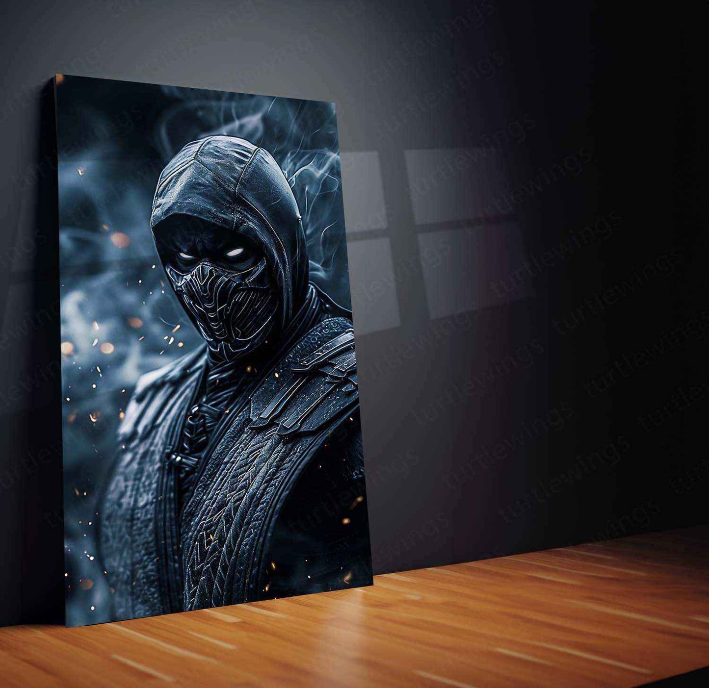 Noob Saibot – Full-Body Mortal Kombat Metal Poster by Mundex - TURTLEWINGS