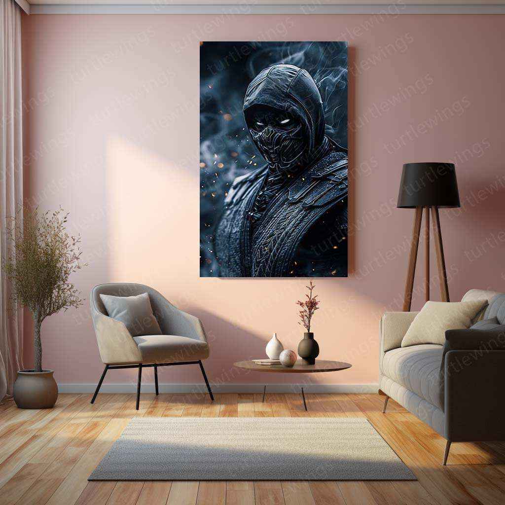 Noob Saibot – Full-Body Mortal Kombat Metal Poster by Mundex - TURTLEWINGS