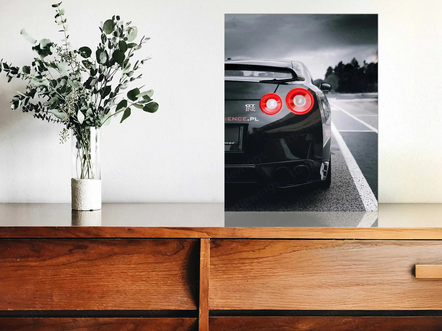 Nissan R35 GTR Neon LED Metal Frame â Ultimate Sports Car Wall Art 1 - TURTLEWINGS