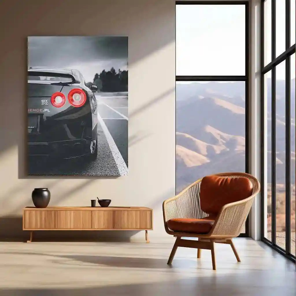 Nissan R35 GTR Neon LED Metal Frame â Ultimate Sports Car Wall Art 1 - TURTLEWINGS