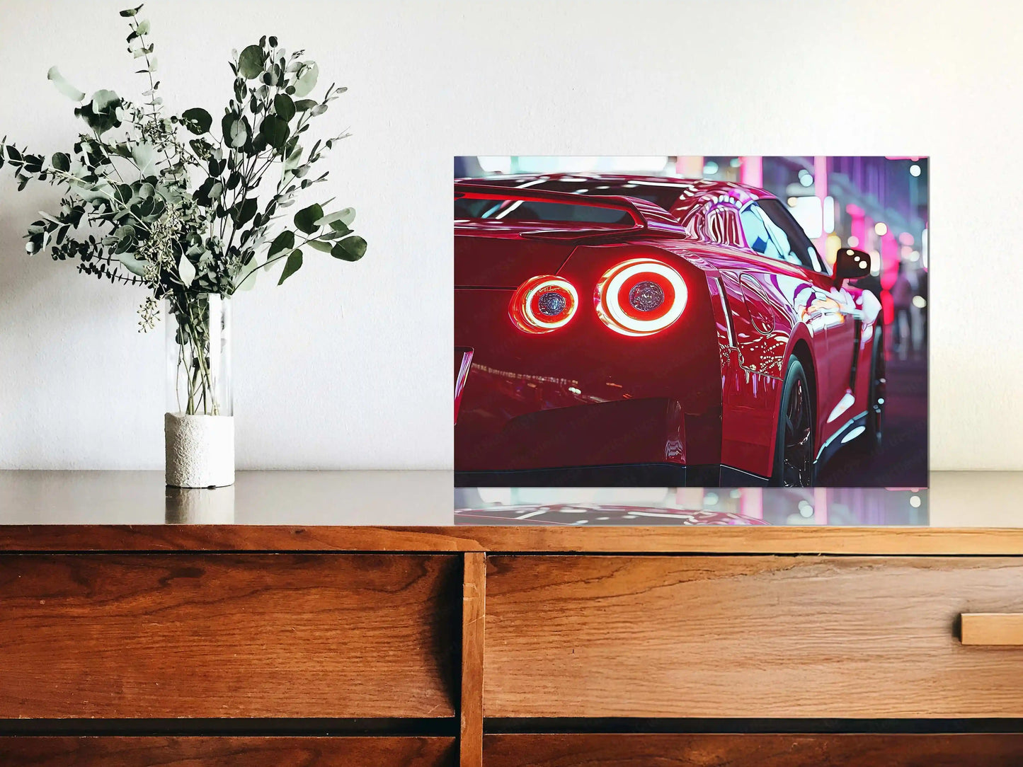 Nissan R35 GTR Neon LED Metal Frame â Ultimate Sports Car Wall Art 2 - TURTLEWINGS