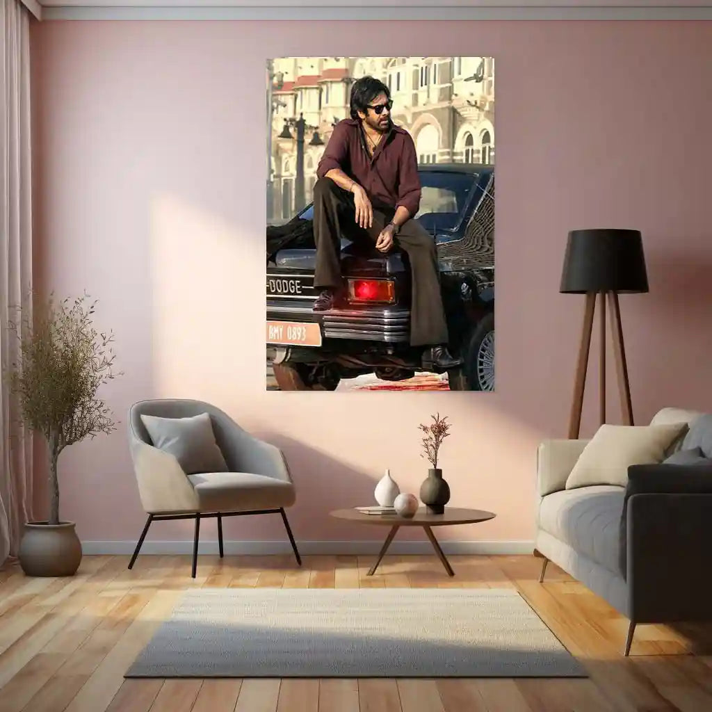 Pawan Kalyan – Power Star Metal Poster | Tollywood Icon Wall Frame 02 - TURTLEWINGS