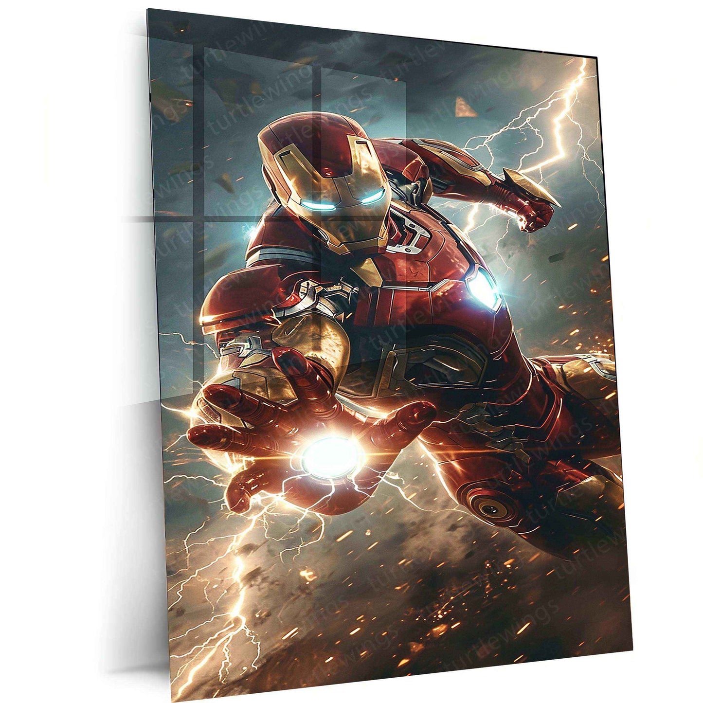 Iron Man Metal Poster - TURTLEWINGS