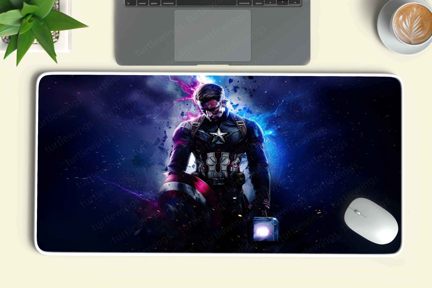 Retribution Captain America Deskmat - TURTLEWINGS