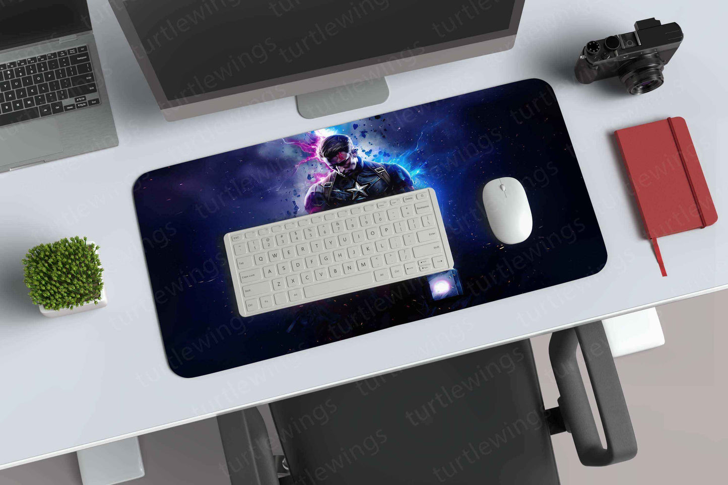 Retribution Captain America Deskmat - TURTLEWINGS
