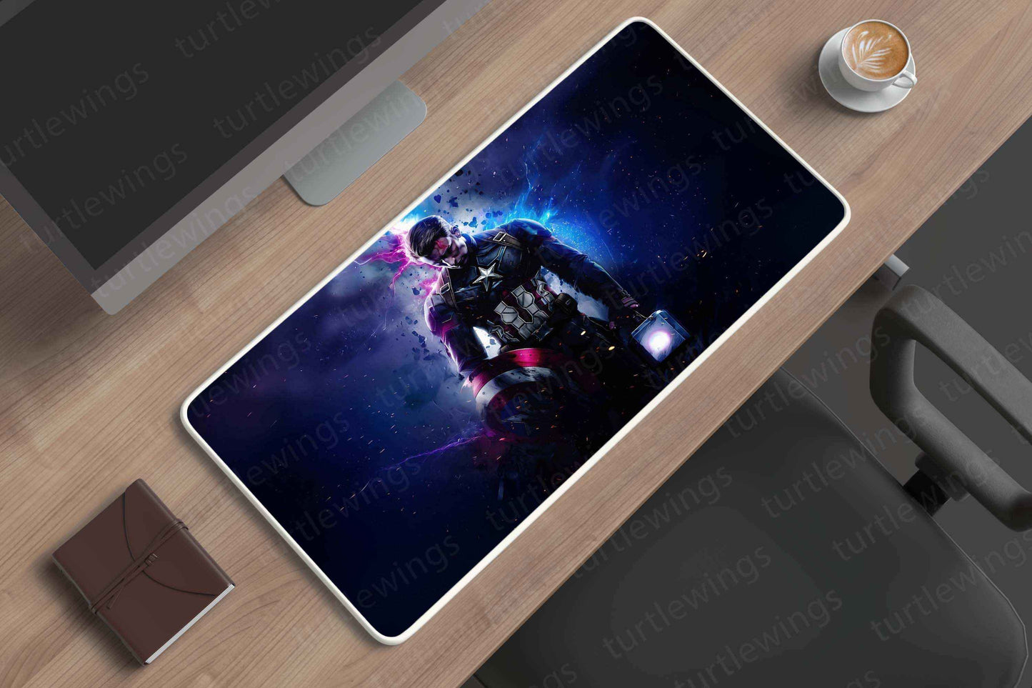 Retribution Captain America Deskmat - TURTLEWINGS