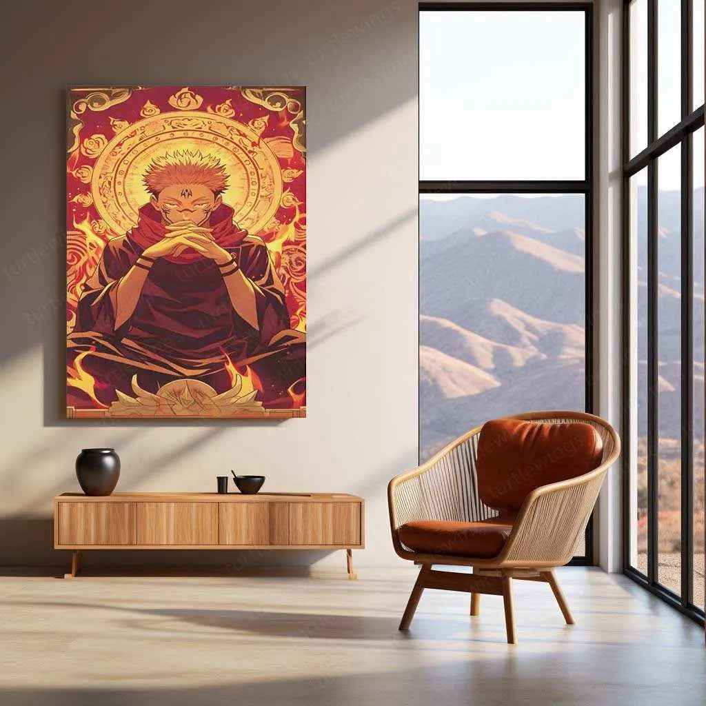 Ryomen Sukuna – Jujutsu Kaisen Metal Poster - TURTLEWINGS