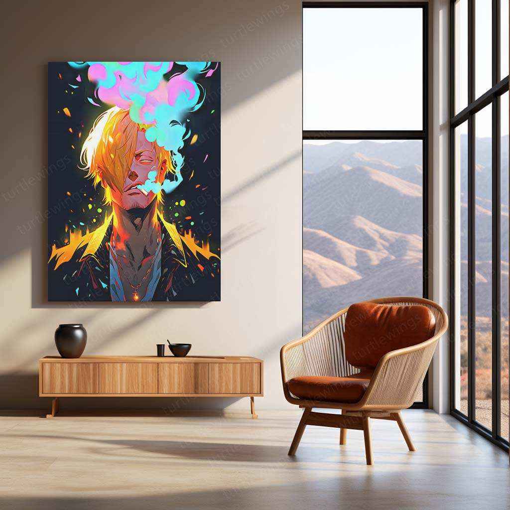 Sanji Metal Poster – The Black Leg Pirate Chef - TURTLEWINGS