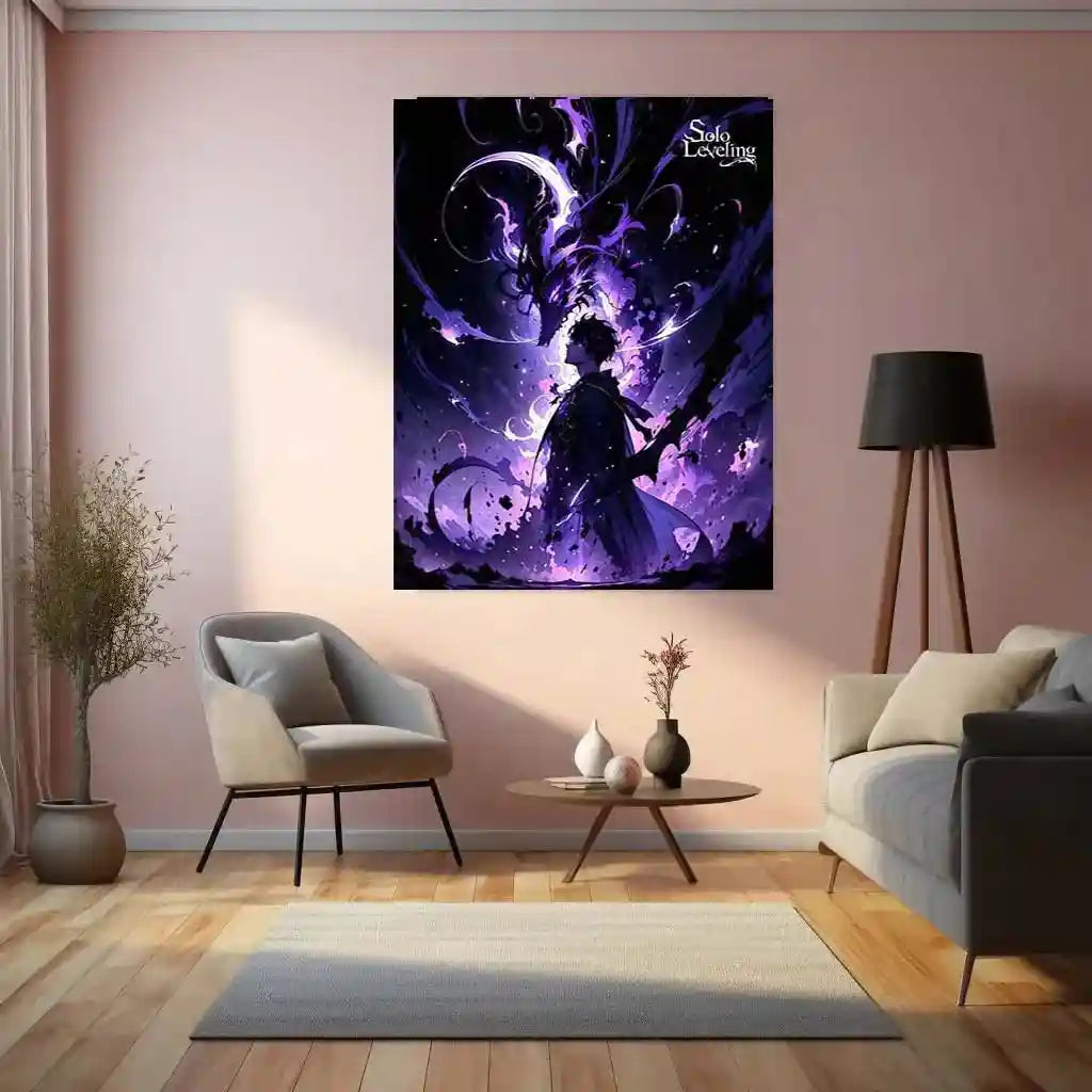 Solo Leveling Metal Poster | Sung Jin-Woo Shadow Monarch Wall Art | Anime Manhwa Decor 11 - TURTLEWINGS