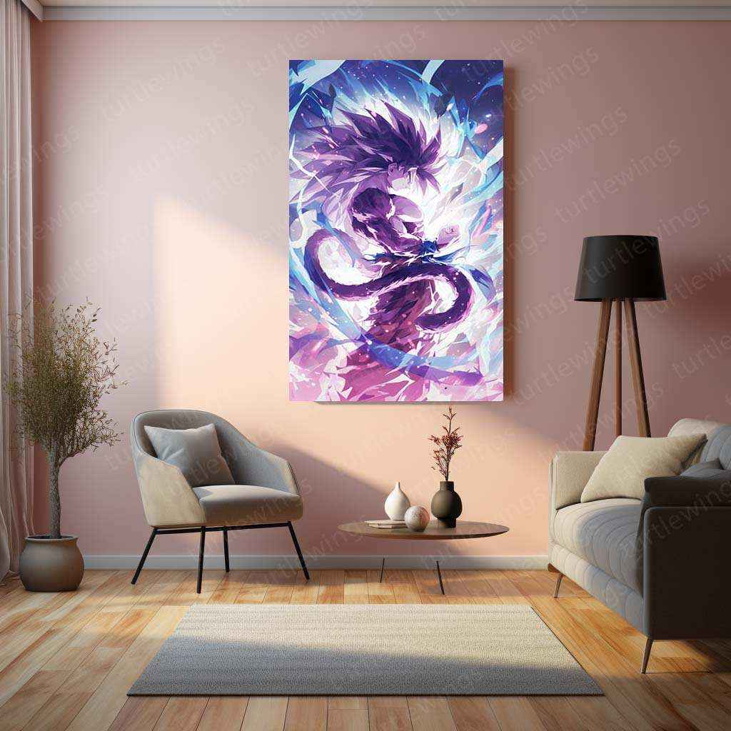 Goku Metal Poster – Super Saiyan Power | dbz Wall Art | Saiyan Strength Decor - TURTLEWINGS