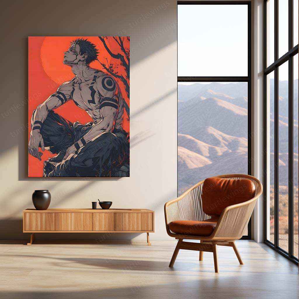 Ryomen Sukuna – Jujutsu Kaisen Metal Poster - TURTLEWINGS