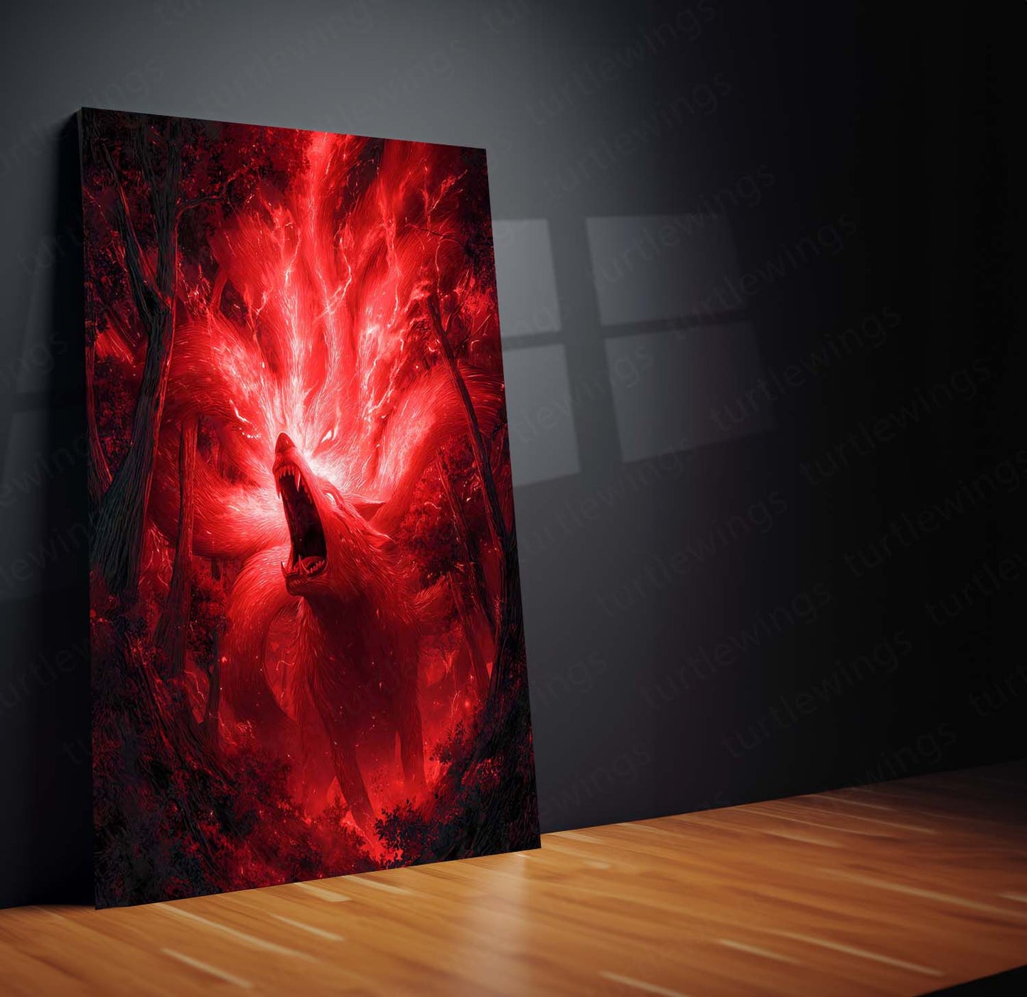 Kurama – The Nine-Tails Unleashed | Naruto Anime Poster - TURTLEWINGS
