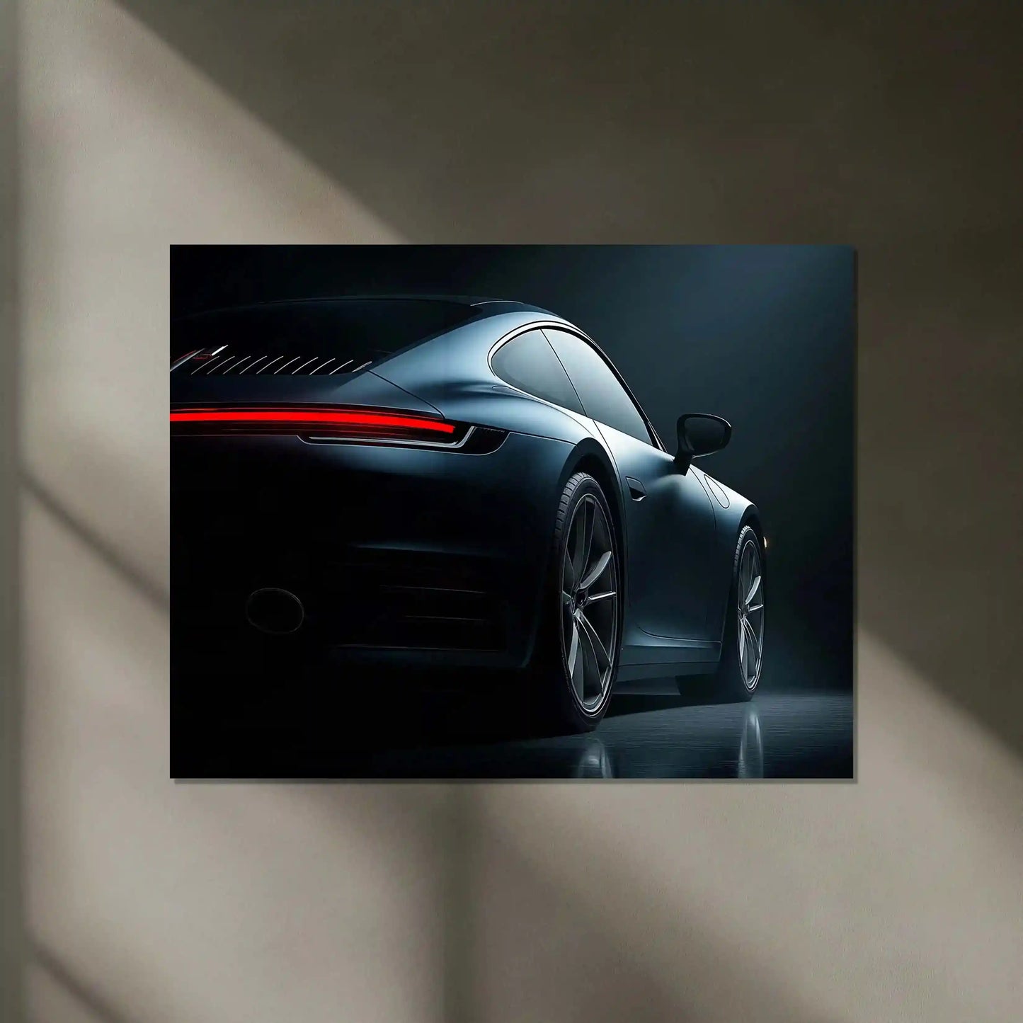 LED | π 2025 Porsche 911 Neon LED Metal Poster | Iconic Supercar Wall Decor - TURTLEWINGS