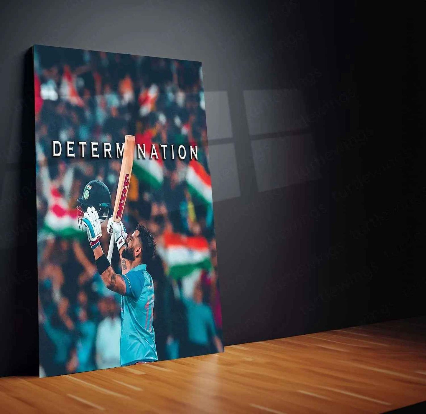 Virat Kohli Metal Poster – The Spirit of Determination - TURTLEWINGS