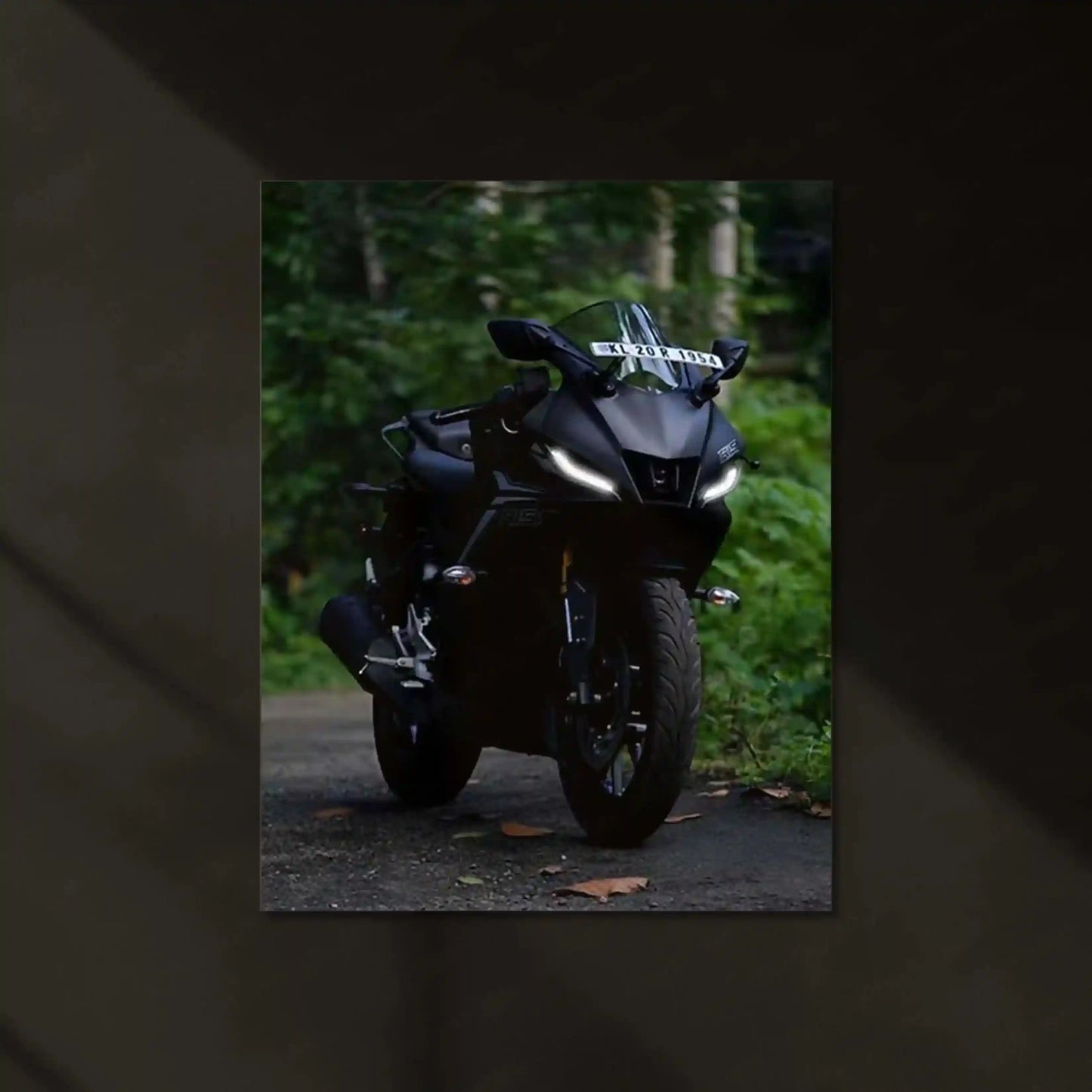 LED | ποΈ Yamaha R15 Neon LED Metal Poster | Sportbike Wall Art for Bikers - TURTLEWINGS