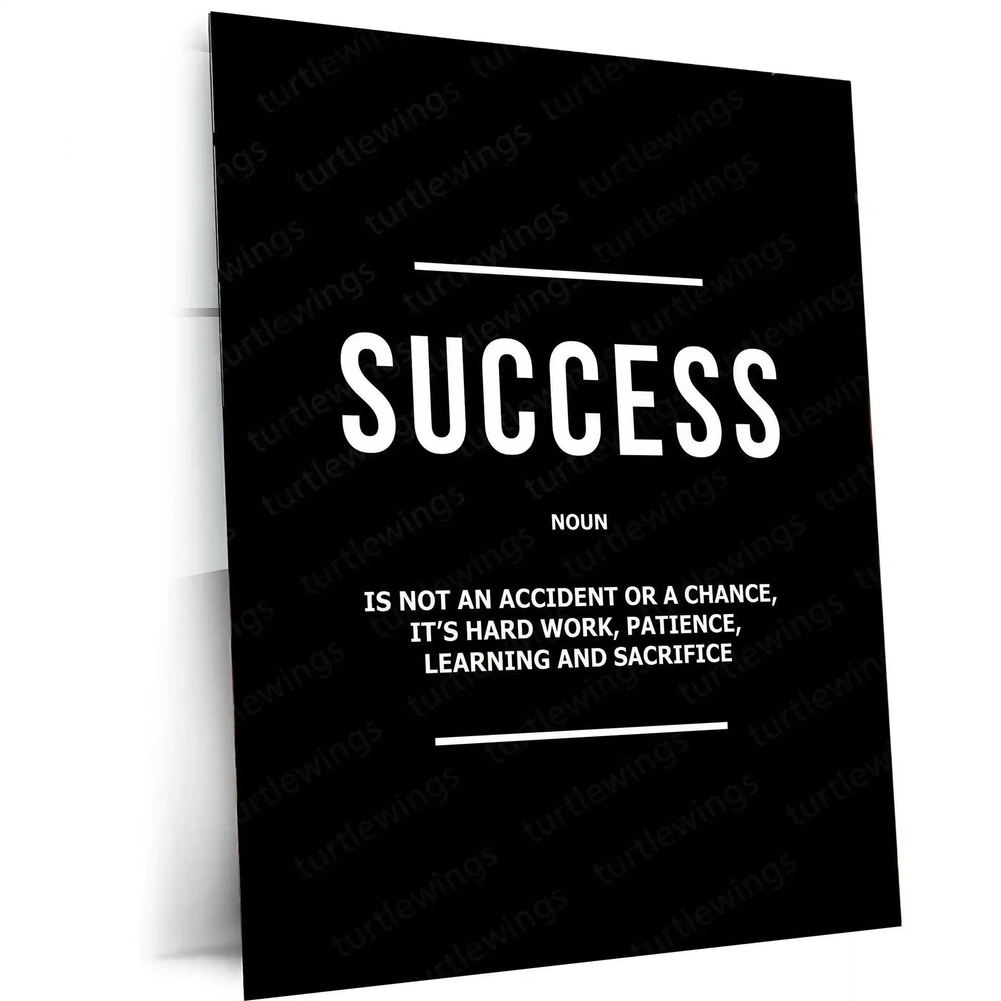 Motivational Metal Poster Set of 9 – Inspirational Wall Frame Decoretal wall frame set - TURTLEWINGS