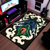 One Piece Roronoa Zoro Area Flat Rug | Three Sword Style Anime Design | Premium Anti-Slip Flat Area Flat Rug