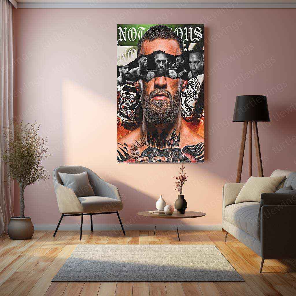 Conor McGregor – The Notorious Fighter Metal Poster3 - TURTLEWINGS