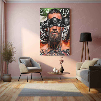 Conor McGregor – The Notorious Fighter Metal Poster3 - TURTLEWINGS