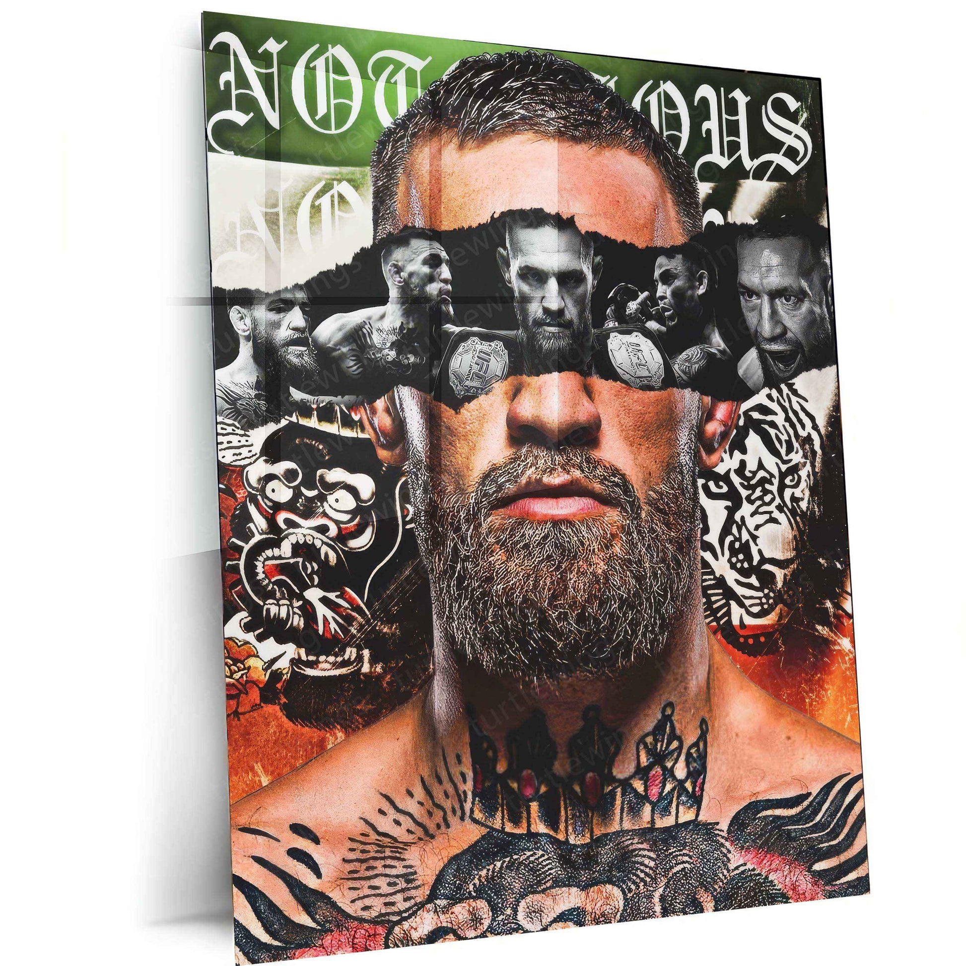 Conor McGregor – The Notorious Fighter Metal Poster3 - TURTLEWINGS