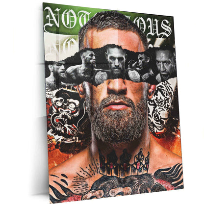 Conor McGregor – The Notorious Fighter Metal Poster3 - TURTLEWINGS