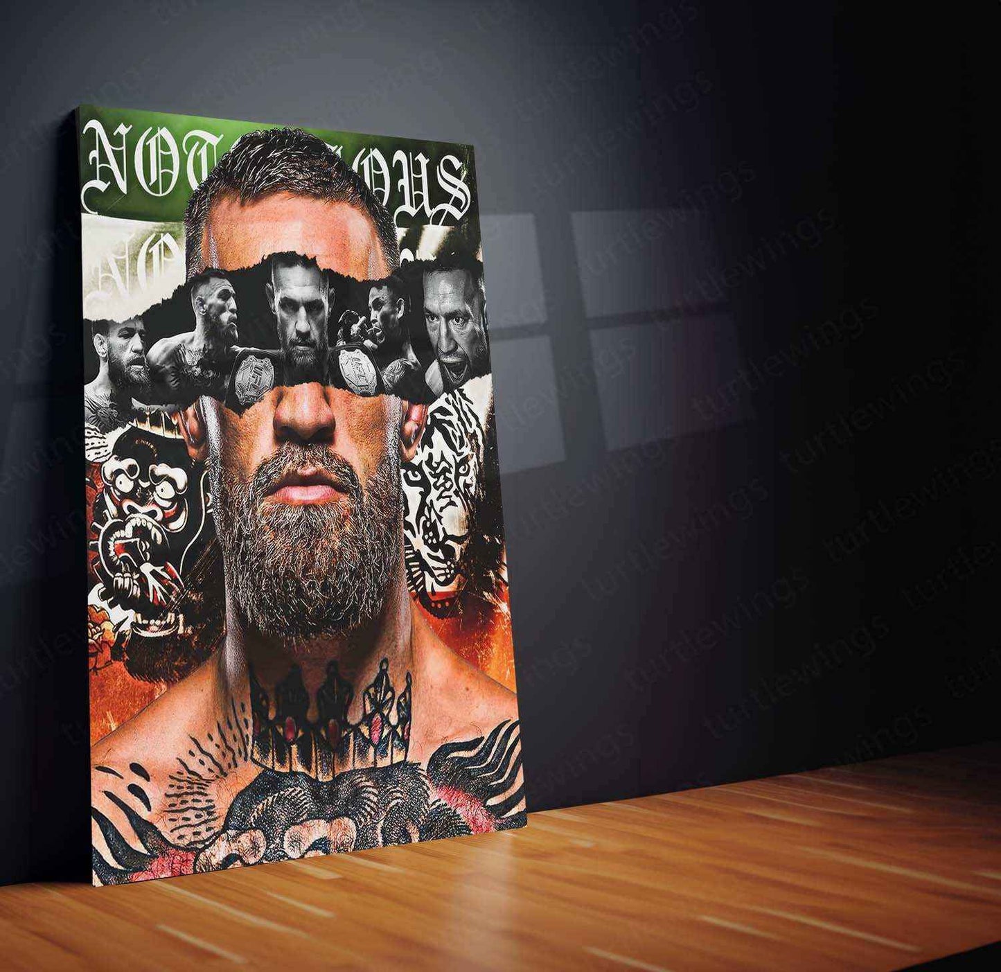 Conor McGregor – The Notorious Fighter Metal Poster3 - TURTLEWINGS