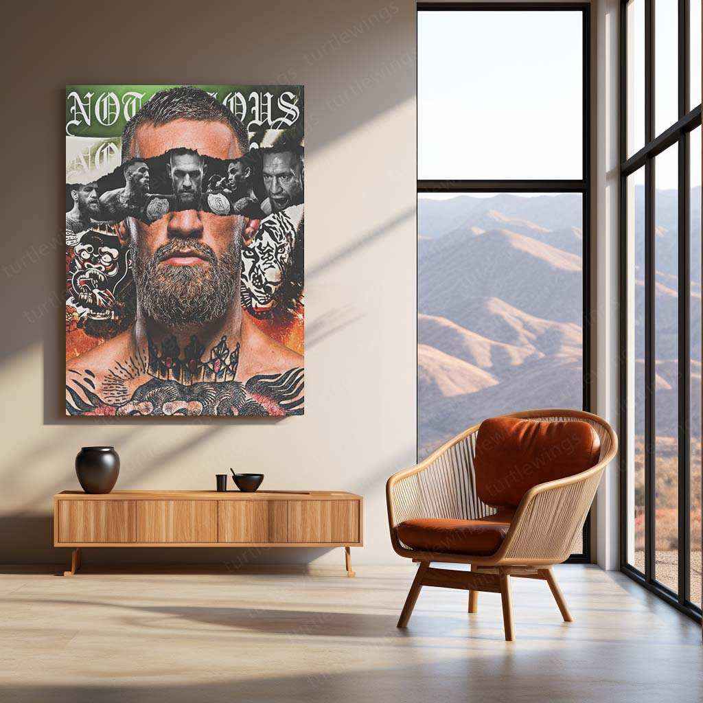 Conor McGregor – The Notorious Fighter Metal Poster3 - TURTLEWINGS