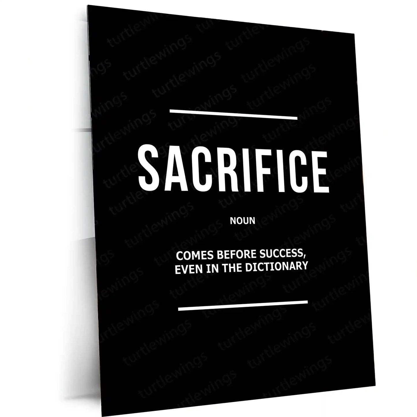 Motivational Metal Poster Set of 9 – Inspirational Wall Frame Decoretal wall frame set - TURTLEWINGS