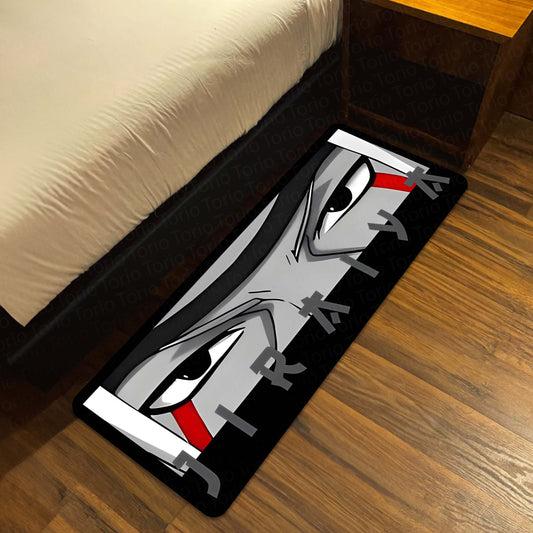Jiraiya Sage Eye Anime Floor Mat | Anti-Slip Printed Flat Rug for Bedroom, Gaming Room & Anime Decor | TORIO