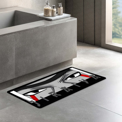 Jiraiya Sage Eye Anime Floor Mat | Anti-Slip Printed Flat Rug for Bedroom, Gaming Room & Anime Decor | TORIO