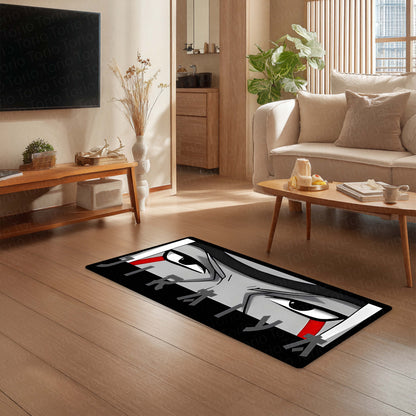 Jiraiya Sage Eye Anime Floor Mat | Anti-Slip Printed Flat Rug for Bedroom, Gaming Room & Anime Decor | TORIO