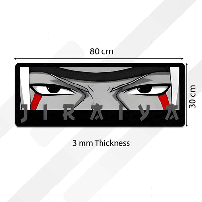 Jiraiya Sage Eye Anime Floor Mat | Anti-Slip Printed Flat Rug for Bedroom, Gaming Room & Anime Decor | TORIO