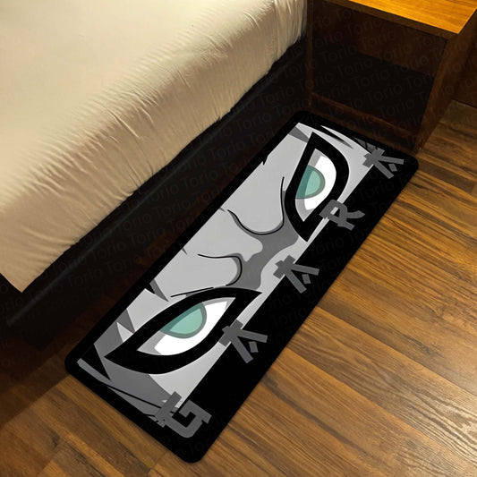 Gaara Eye Anime Floor Mat | Anti-Slip Printed Flat Rug for Bedroom, Gaming Room & Anime Decor | TORIO