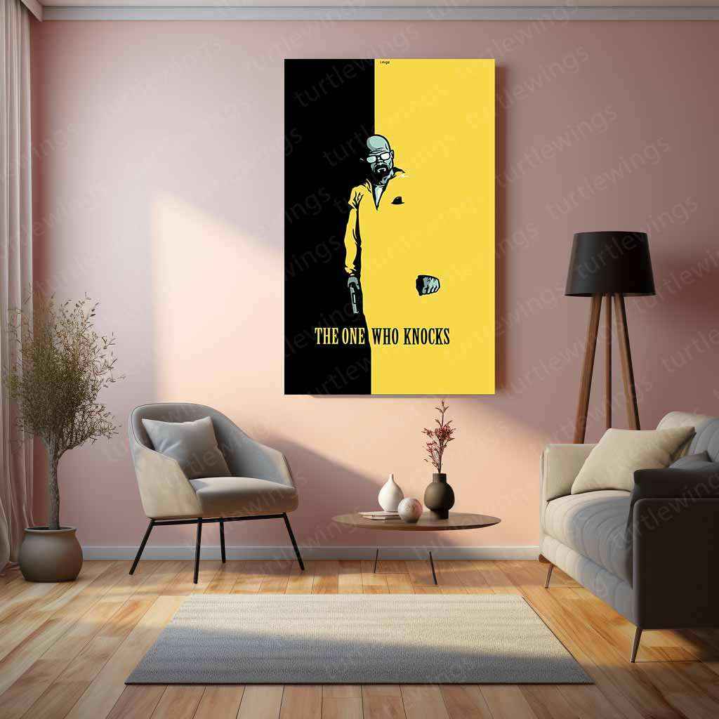 Breaking Bad Metal Poster | Walter White & Jesse Pinkman Wall Art | TV Series Memorabilia - TURTLEWINGS