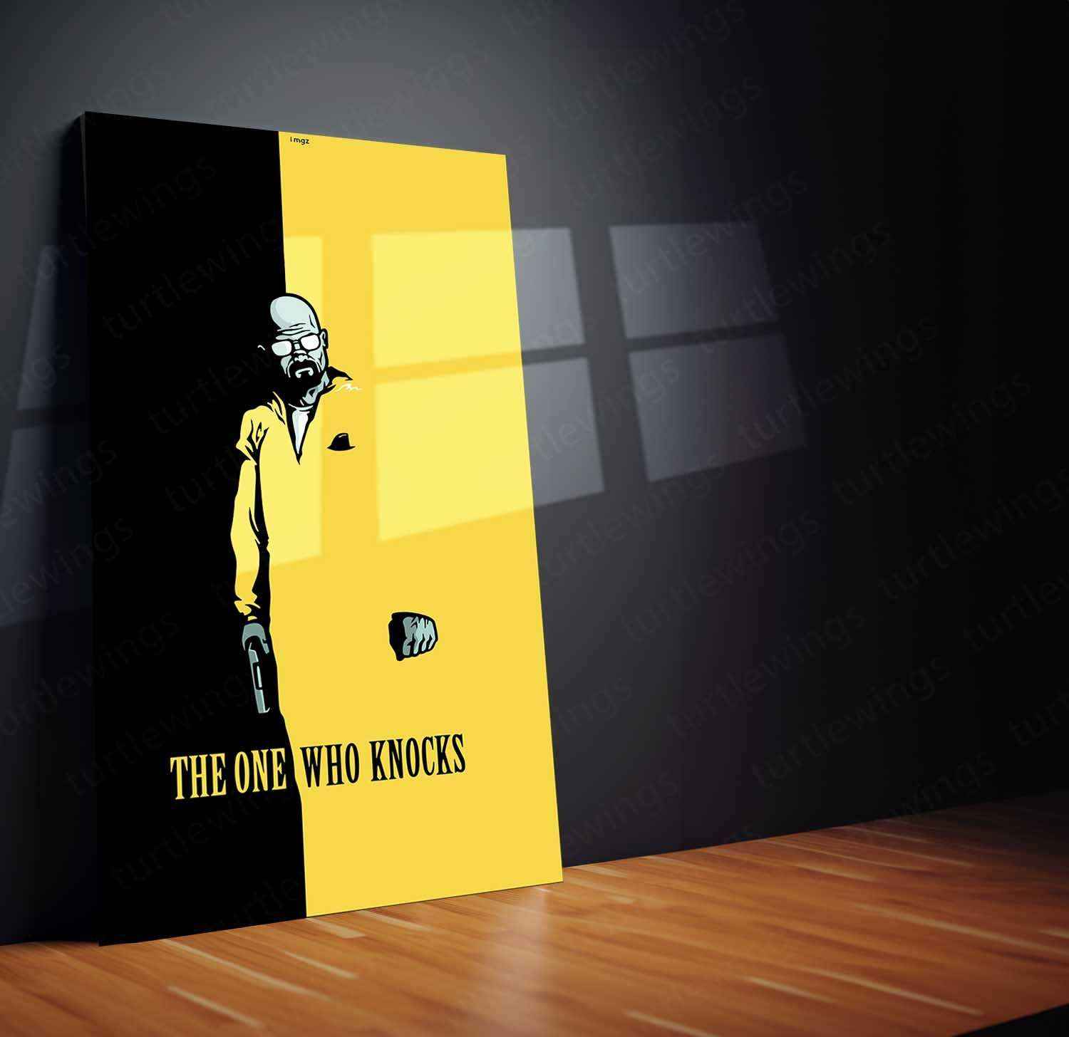 Breaking Bad Metal Poster | Walter White & Jesse Pinkman Wall Art | TV Series Memorabilia - TURTLEWINGS